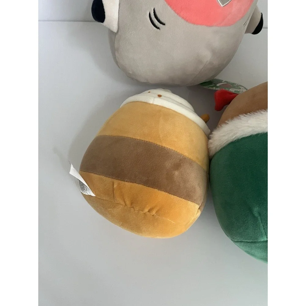 Squishmallow bundle 3 POMMIE GINA COOKIE food Christmas 8 10 12 inch